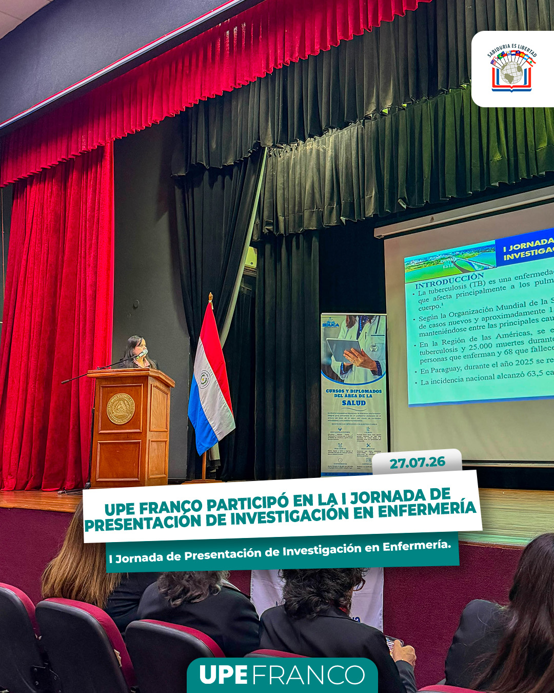 Investigación de Enfermería UPE fue presentada en jornada científica